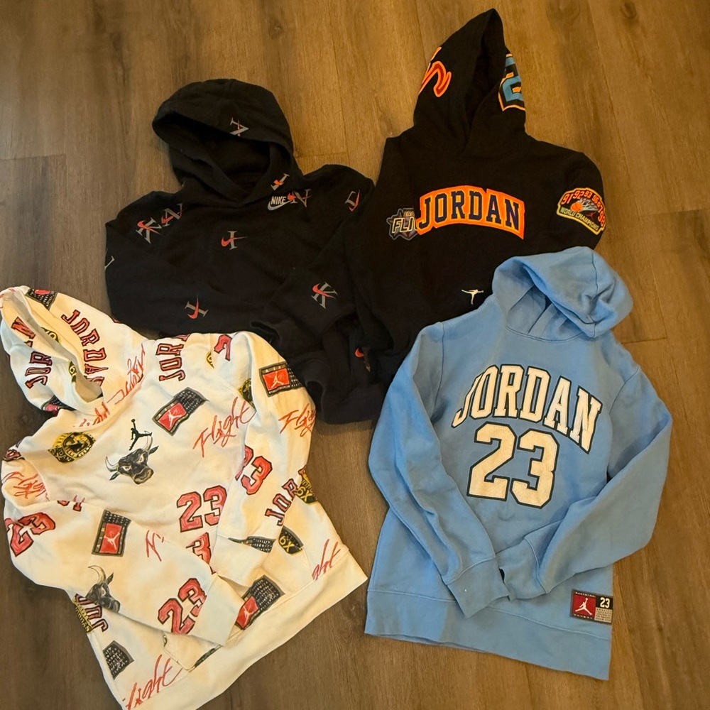 Jordan/Nike Boys Hoodie Bundle (size large)